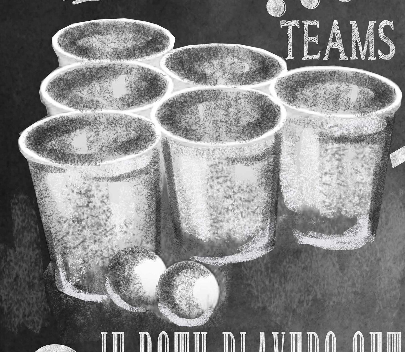 Yard Games Yard Pong Yard Game Sign Bbq Yard Games Yard Etsy