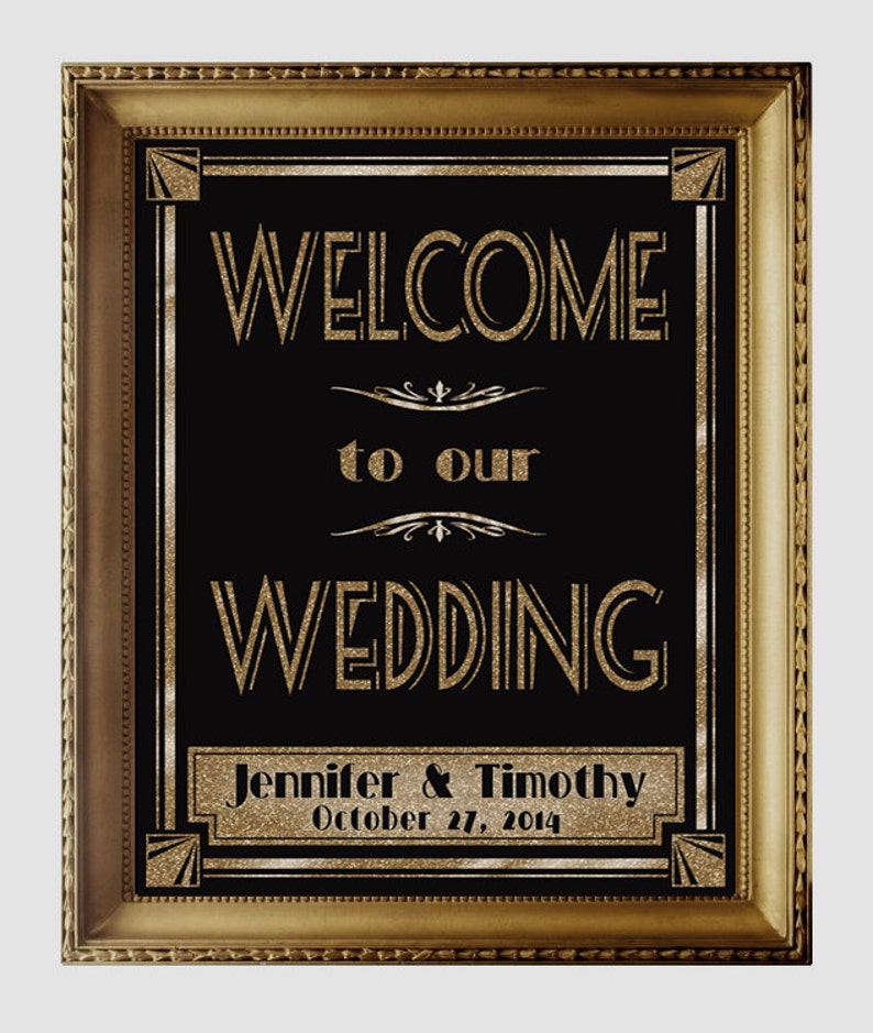 Welcome to Our Wedding Sign PRINTABLE Wedding Signs - Etsy