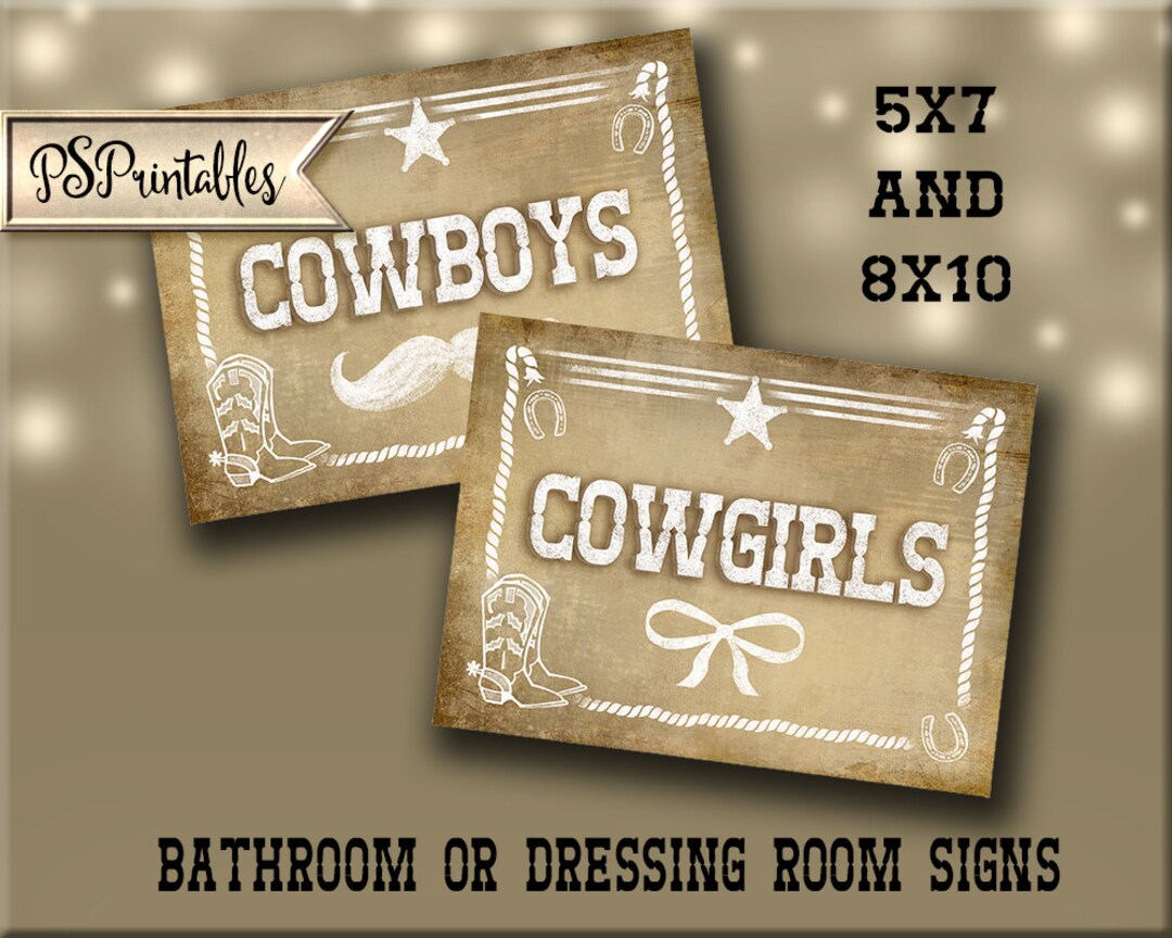 Western-Cupcake-Topper „Boots Or Bows“ – Kuchendeko Für Babyparty, Gender Reveal & Cowboy-Mottoparty