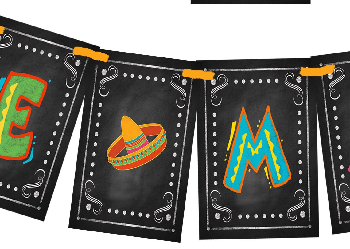 Great Choice Products 3Pack Mexican Banner Decorations Cinco de Mayo Spanish Fiesta Party Banner Set