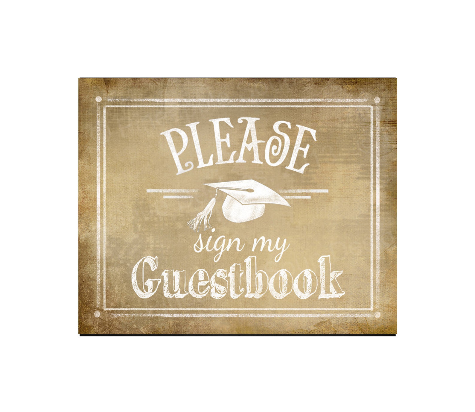 Graduation Guestbook Sign Please Sign My Guestbook Digital Etsy