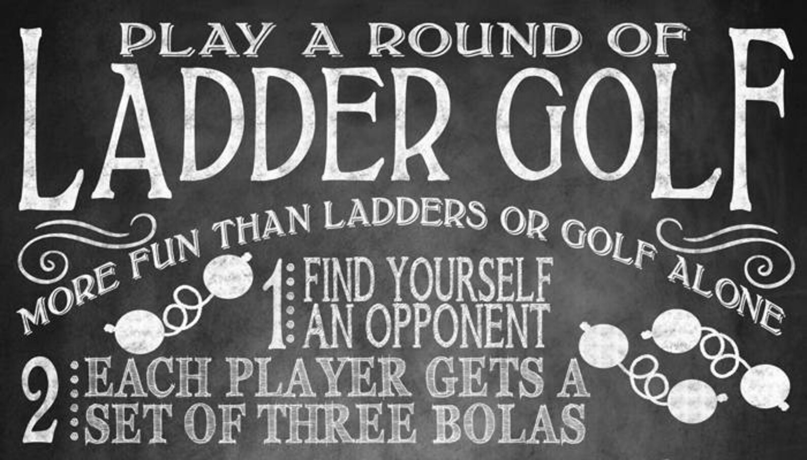 Yard Games Ladder Golf Yard Game Sign Bbq Yard Games Etsy Canada