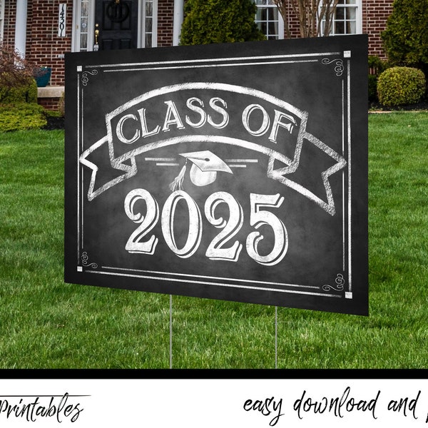 2025 Graduation Sign Etsy