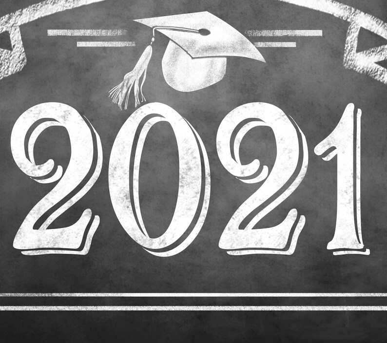 Class of 2021 Printable Graduation Sign DIY Graduation sign | Etsy
