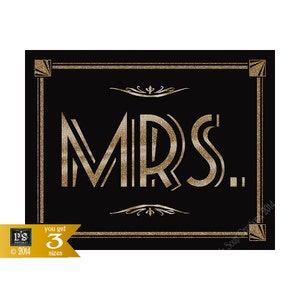 PRINTABLE Chair Signs Printable Wedding Chair Signs, Mr &amp; Mrs Signs ...