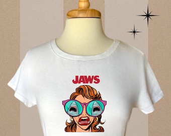 Jaws T-Shirt: Retro Pop Art Shark Tee