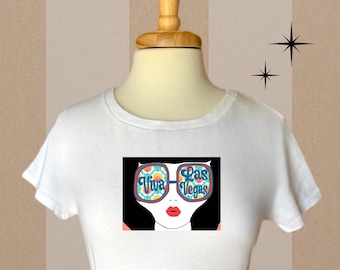 Viva Las Vegas Girl Shirt: Rockabilly Bachelorette Party Tee