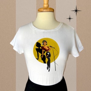 [RADINEO]★24SS★韓国人気★NAUGHTY T-SHIRTS Naughty but Nice Short-sleeve Tee, Nose Art Pin up Girl T