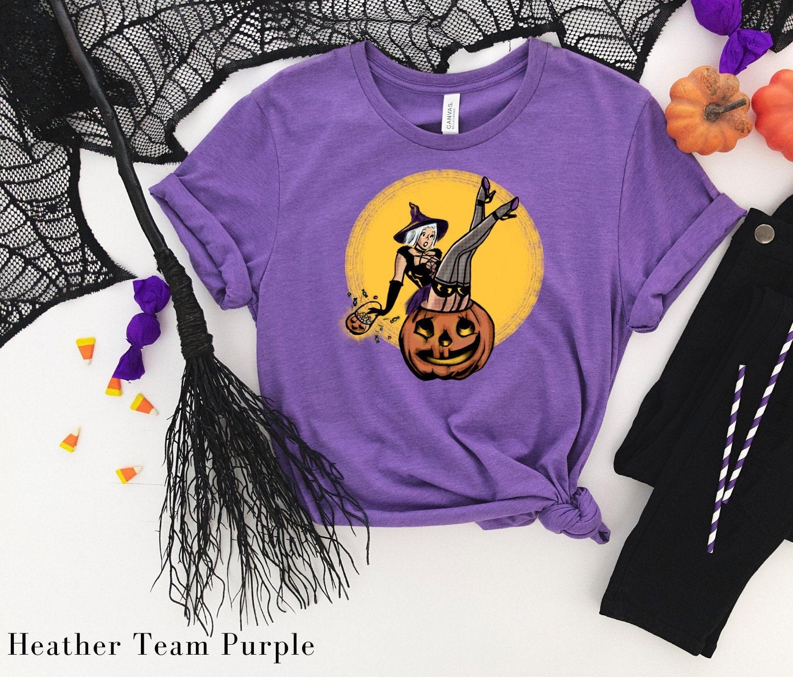 Modern Pin Up Halloween T-Shirt Retro Inspired Halloween | Etsy