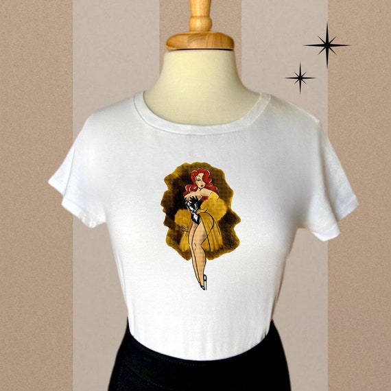 Modern Pinup T-Shirts, Retro Inspired Shirts, Rockabilly Shirts, Vintage Pinup Art