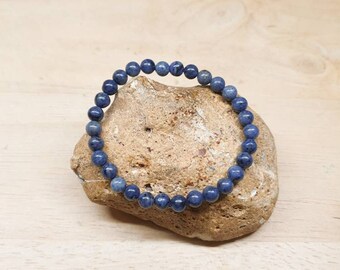 Dumortierite bracelet. Elastic stretch