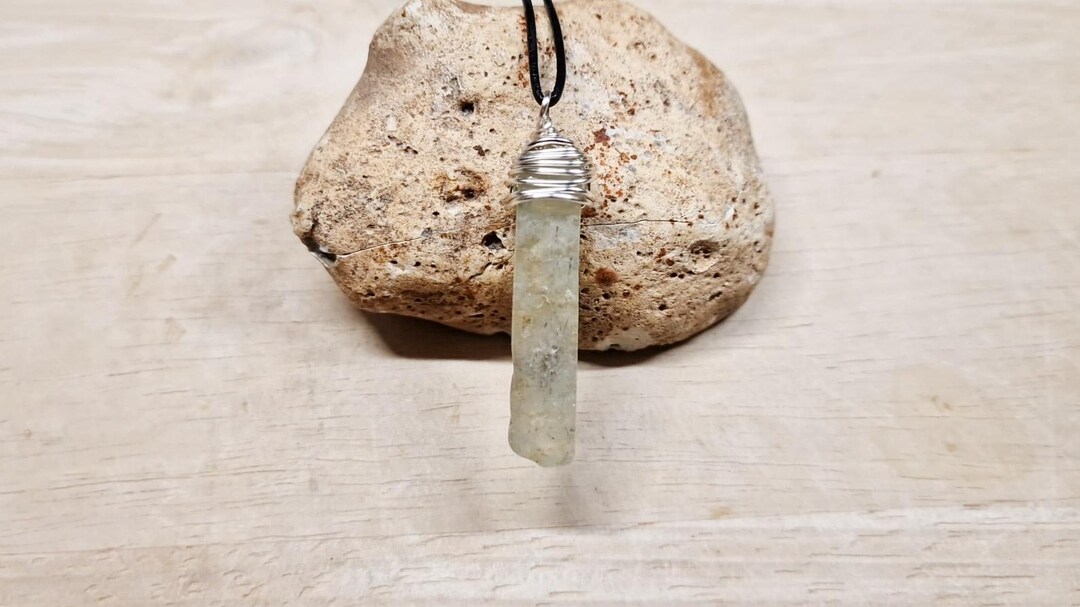 Libra Raphael Mens Prehnite Pendant. Archangel Raphael. Libra Necklace. Reiki Jewelry ...