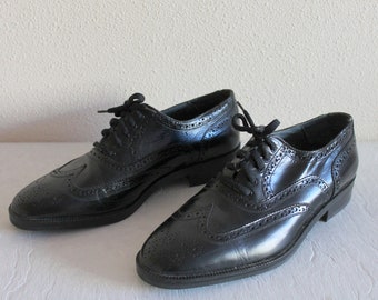 Zapatos Oxford negros Zapatos Oxford para hombre y niño Zapatos de cuero Oxford con cordones Zapatos de vestir formales