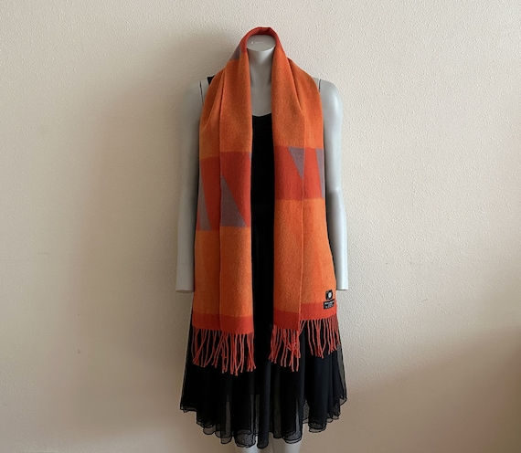 Marja Kurki Shawl Colorful Wool Scarf Warm Vintag… - image 4