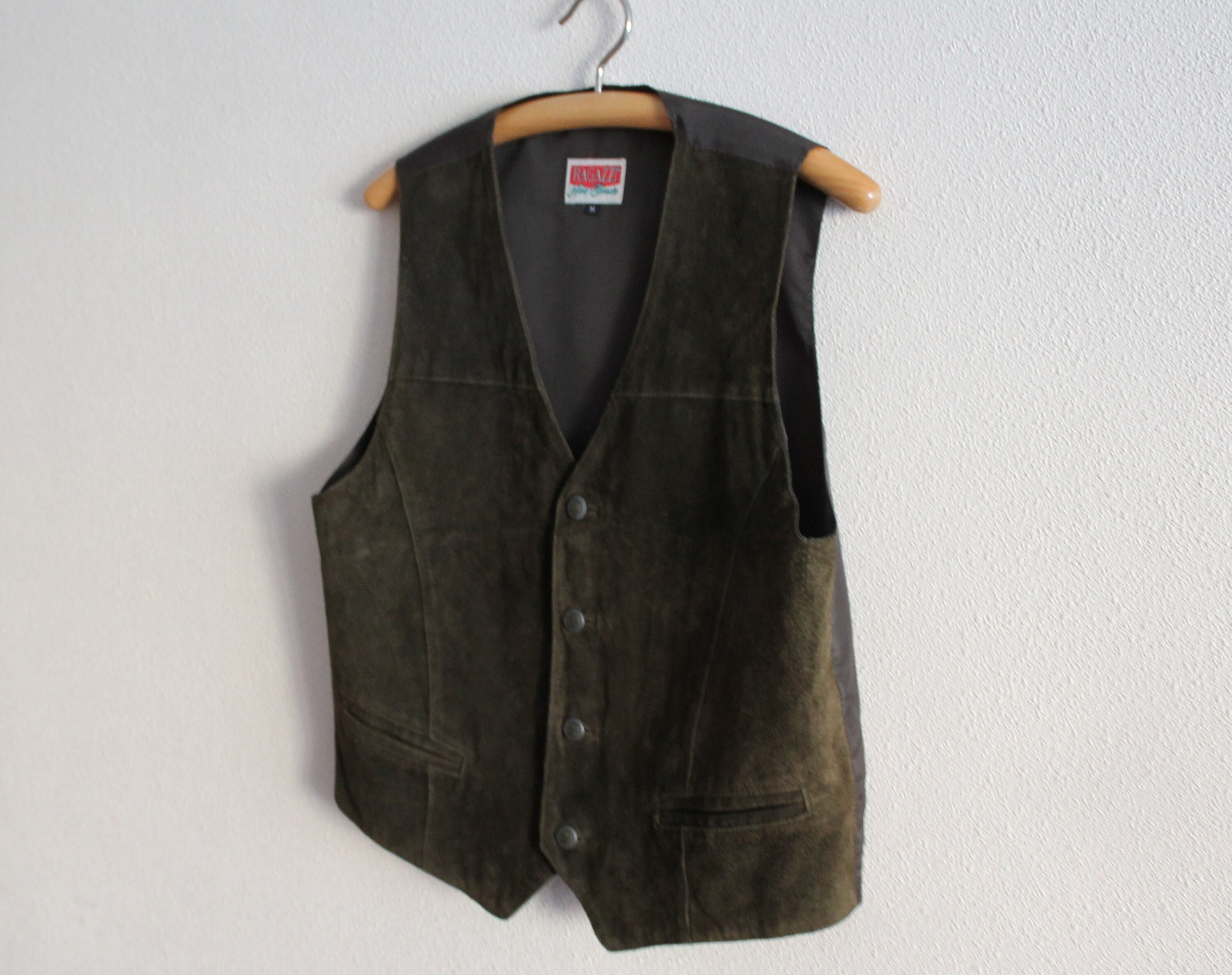 suede vest men
