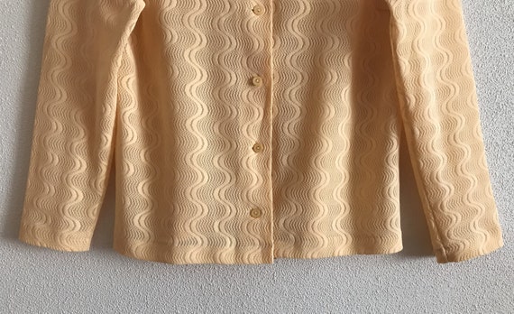 Vintage Blouse 70's Blouse Retro Finnish Design R… - image 3