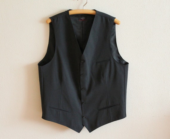 Mens Vest Nos Gray Vest Grey Mens Vest Gentlemen's