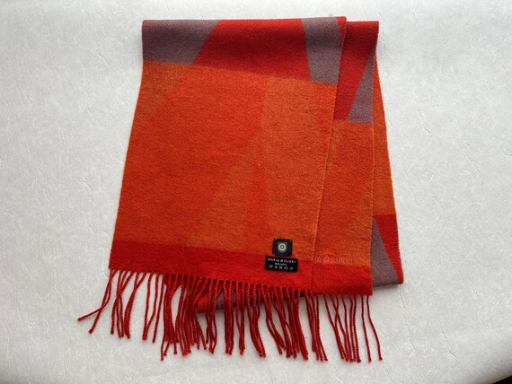 Marja Kurki Shawl Colorful Wool Scarf Warm Vintag… - image 8