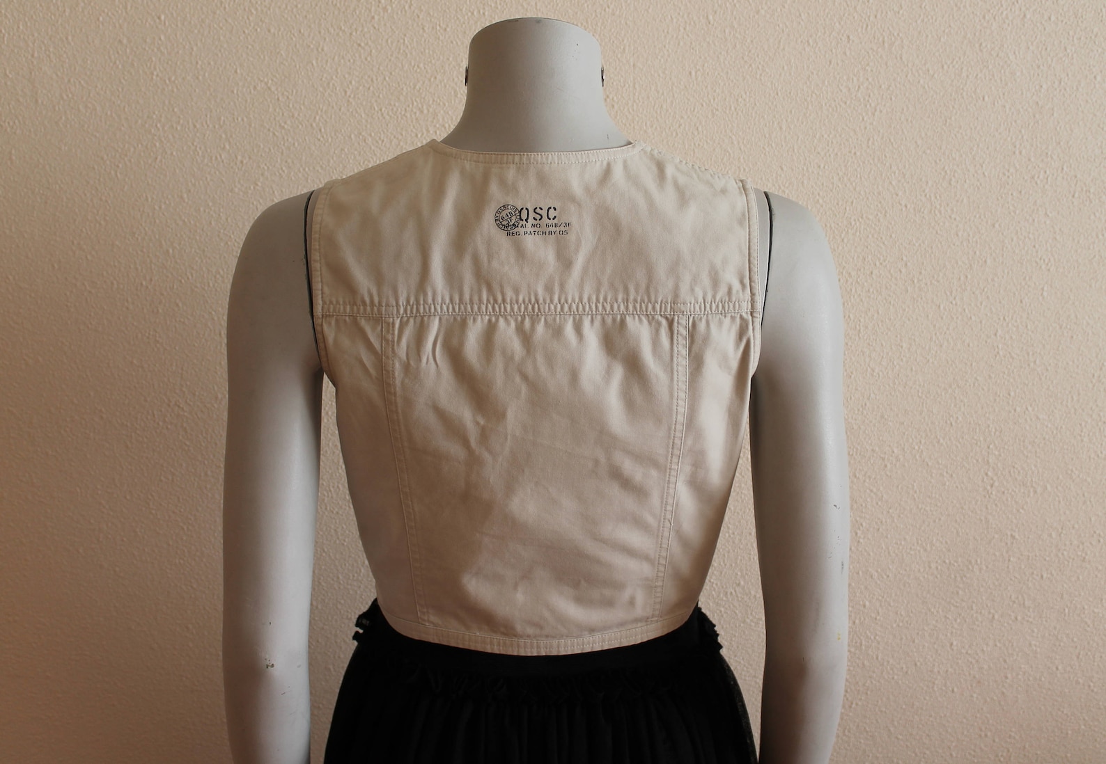 Women's Vest White Ivory Vest Ivory Women Vest Cropped Etsy