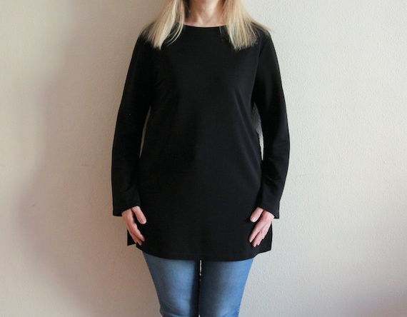 MARIMEKKO Top Black Tunic Jukka Rintala Long Slee… - image 2