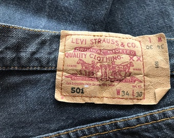 Levis 501 W34 L30 | Etsy