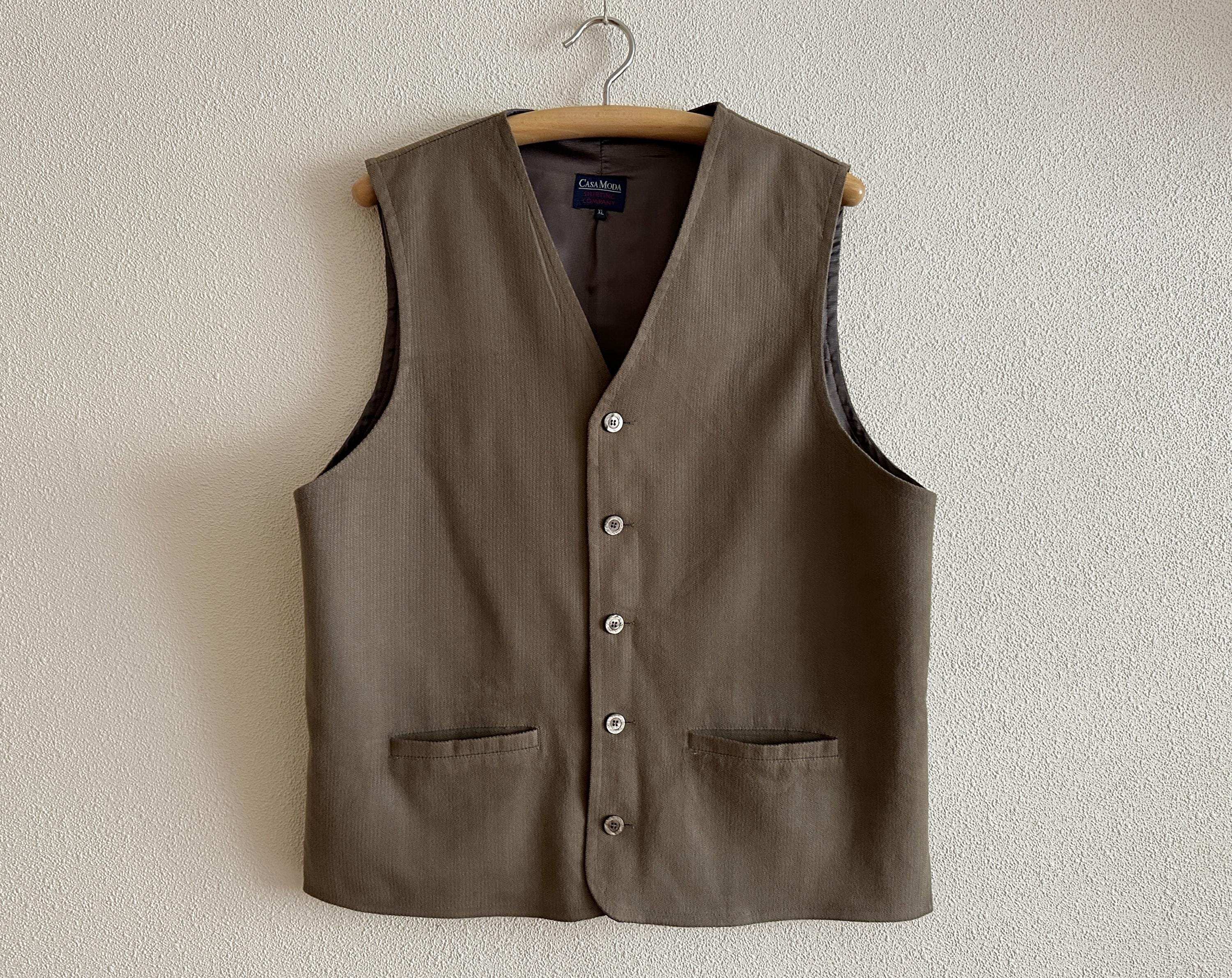 Chaleco de hombre Chaleco marrón Chaleco marrón de caballero Chaleco formal de hombre Entallado Estilo eduardiano Victoriano Renacimiento Steampunk Barroco