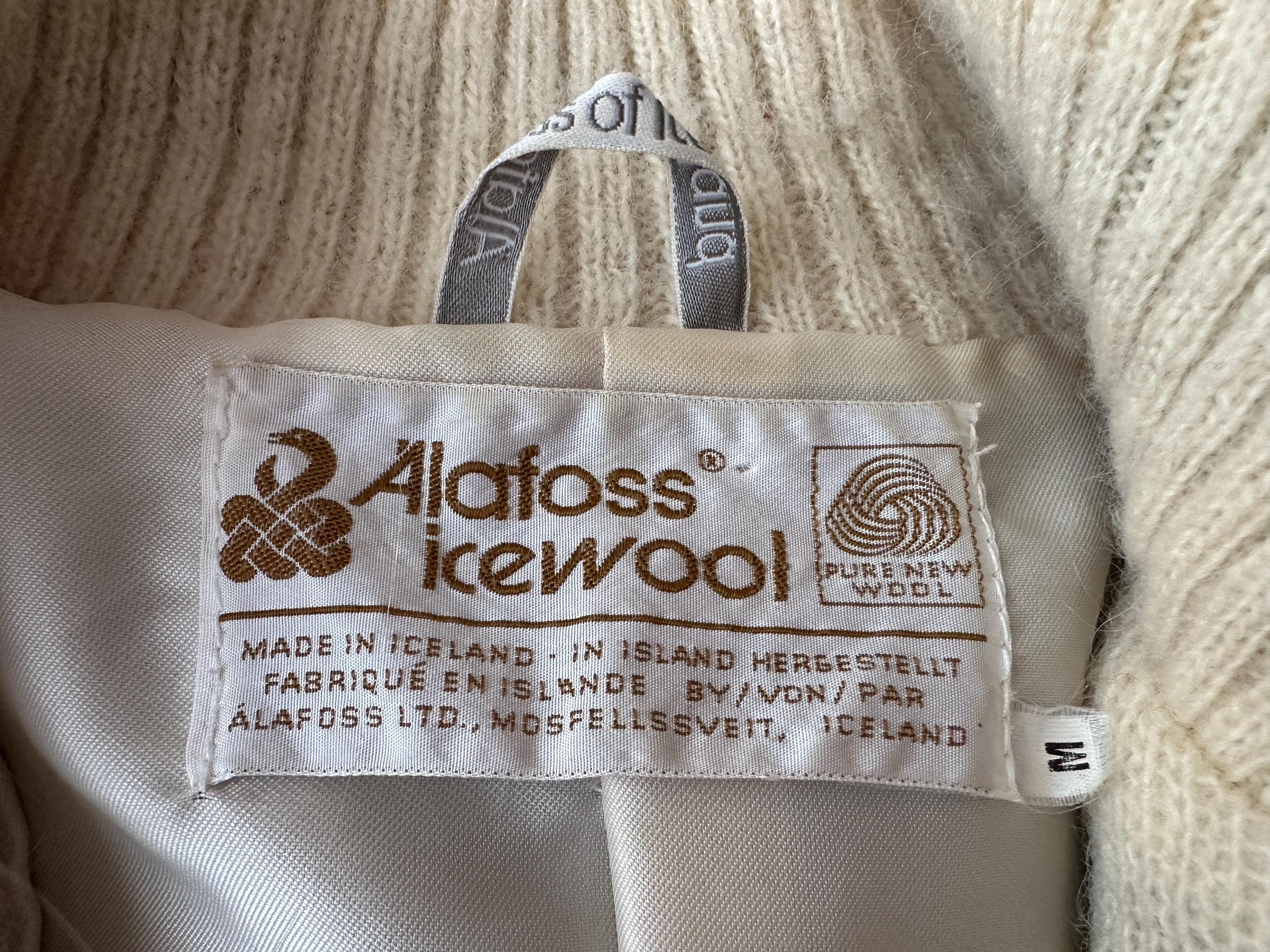 ヴィンテージ Álafoss Icewool アイスランドウールジャケット ブルー 