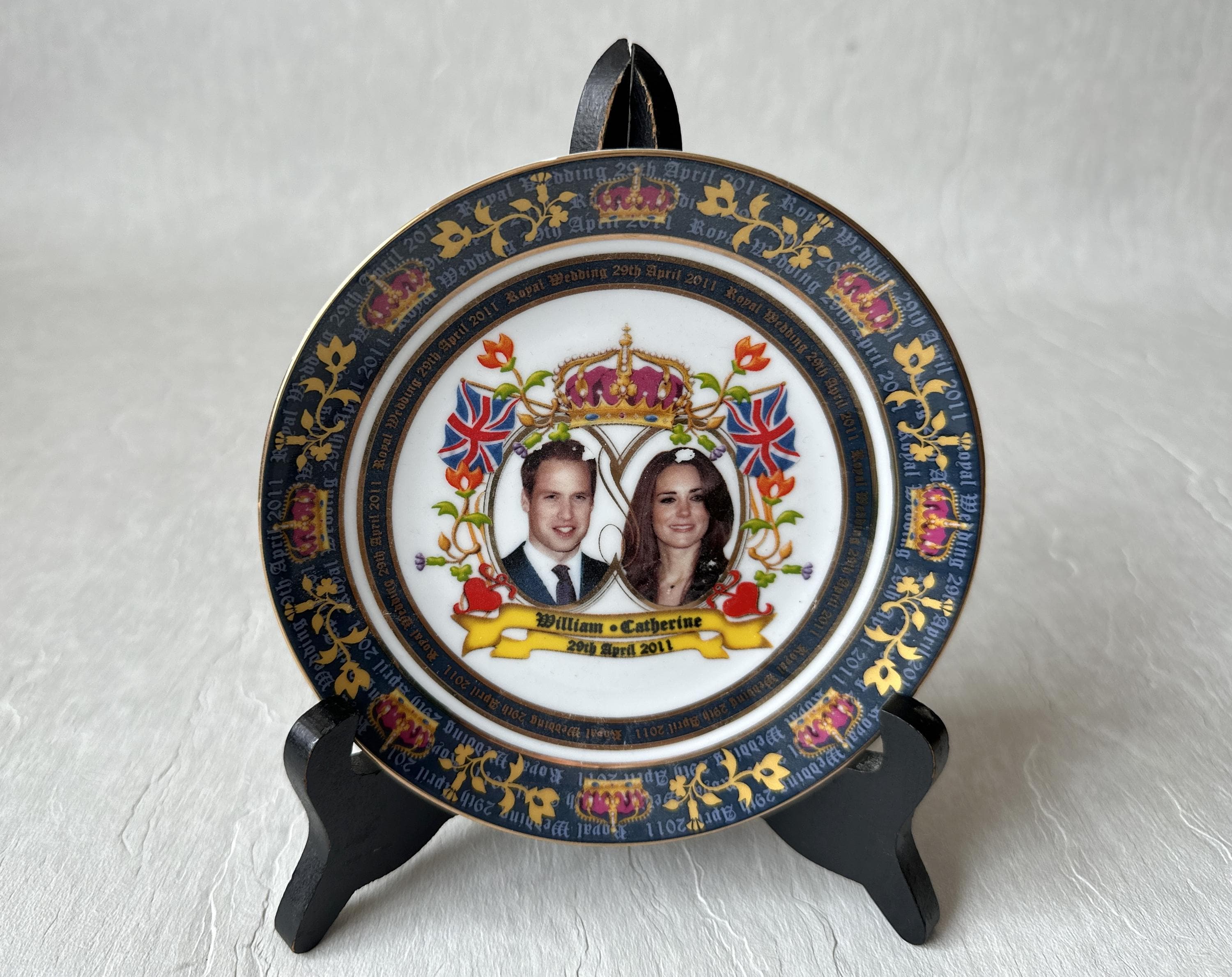 British english porcelain plates