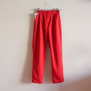 Rote Hose Damenhose Rot Baumwolle Blend Hose Sommerhose Rote Hose Damenhose Hohe Taille Hose Rot Extra Klein Größe