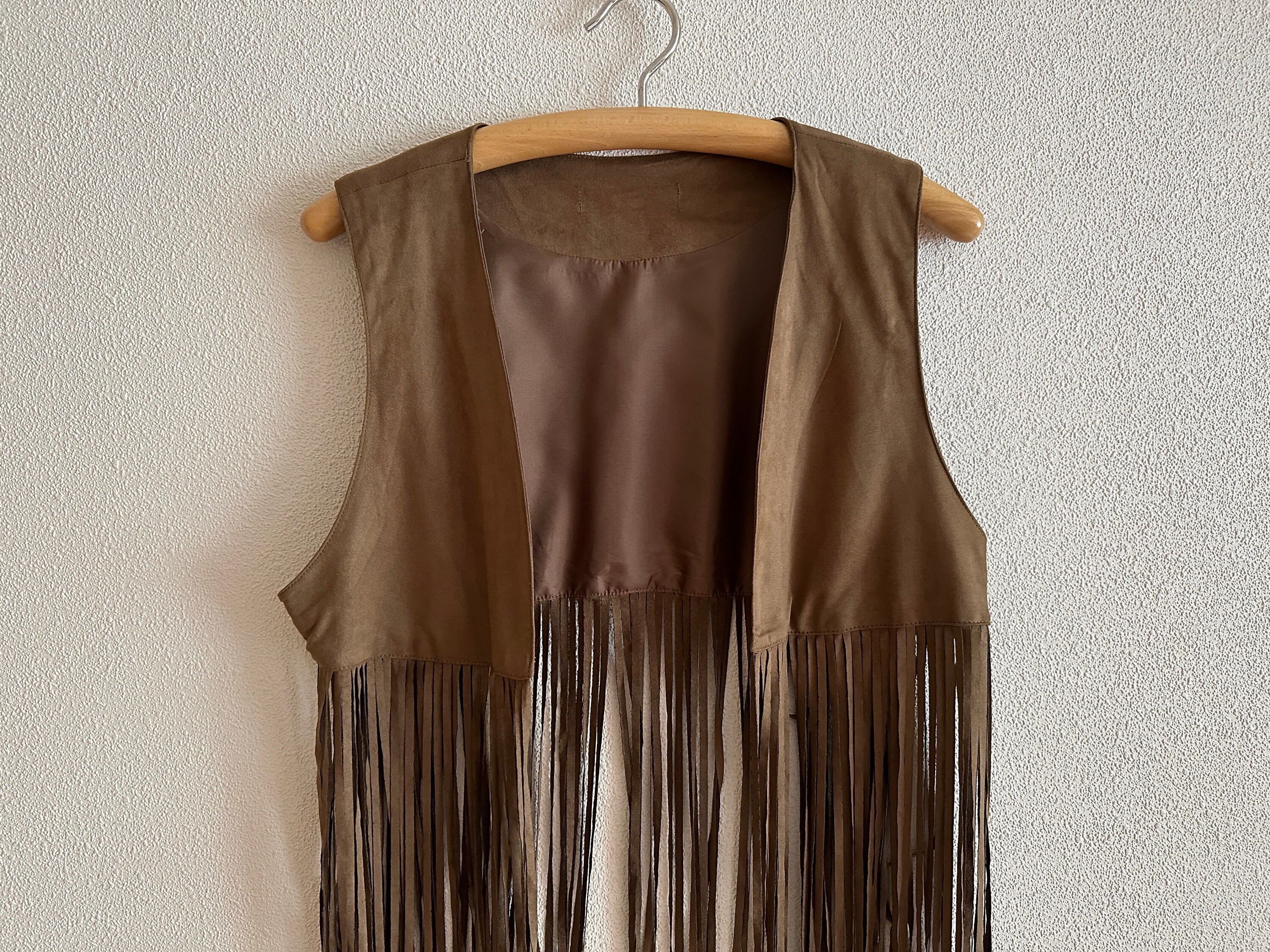 Long Fringe Vest - Etsy