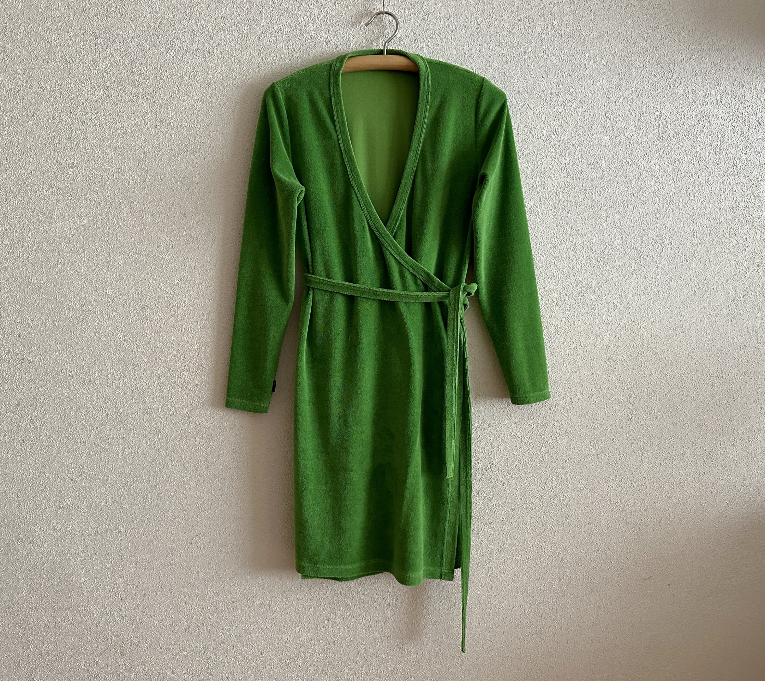 MARIMEKKO Womens Dress Long Sleeves Belted Wrap Dress Green Terrycloth Finnish Design Dress Small Size - Etsy MARIMEKKO Womens Dress Long Sleeves Belted Wrap Dress Green Terrycloth Finnish Design Dress Small Size - Etsy