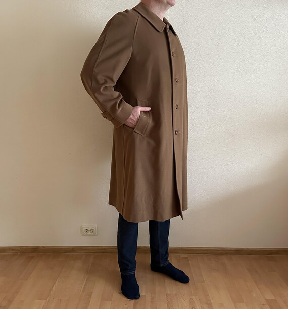 ジャケット・アウター vintage Burberrys wool casumere coat Vintage Burberrys Wool Coat Mens Brown Classic Overcoat Wool