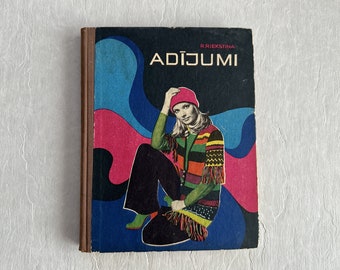 Livre ABC sur le tricot de 1976 Techniques de modèles de tricot Livre d'artisanat letton vintage