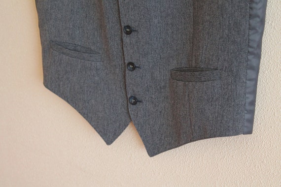 Men's Vest Grey  Mens  Vest Grey Vest Formal Gray… - image 4