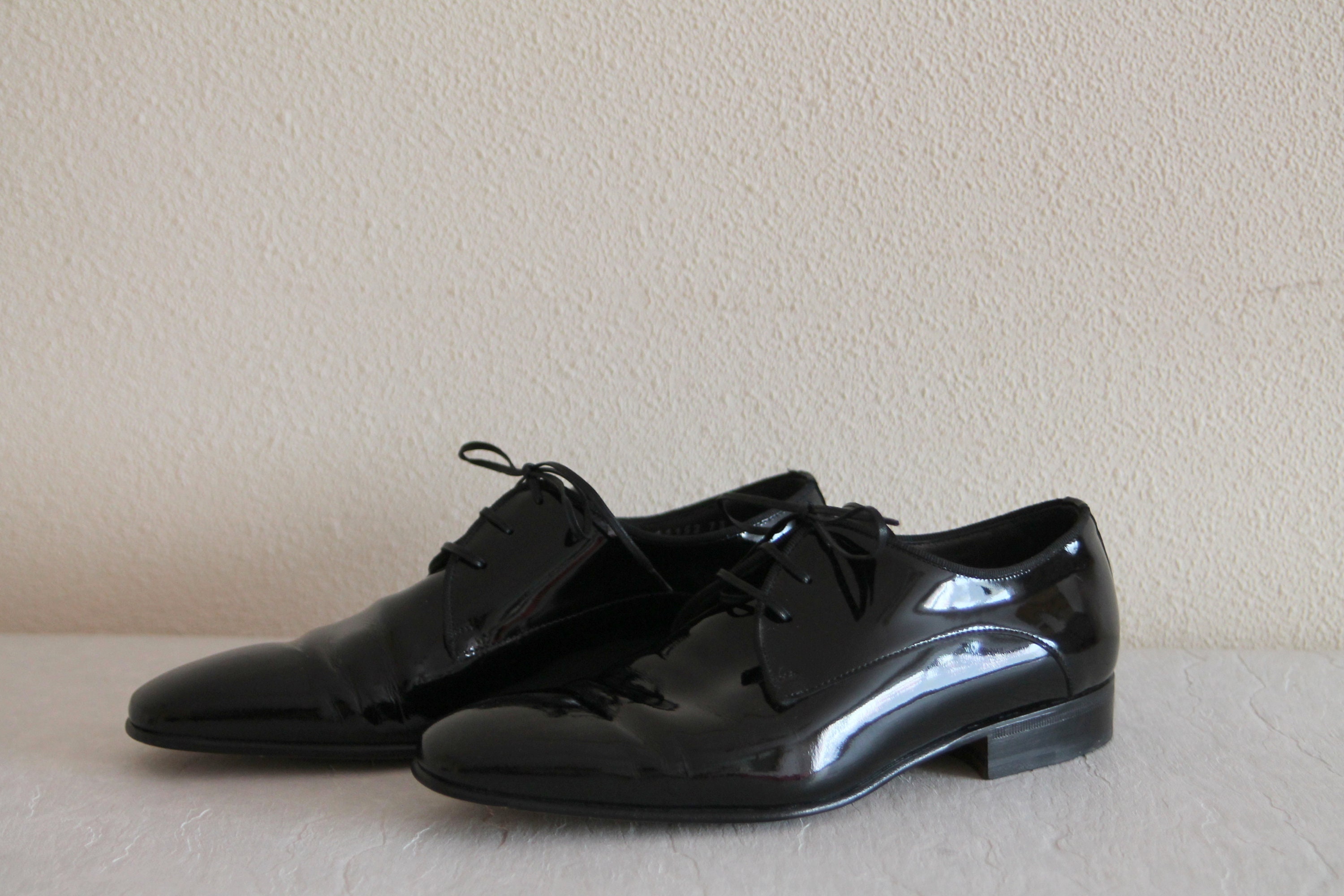 Amen Shoes Men's Black Patent Formal Shoe Size: 8