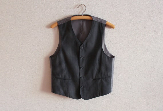 Grey Vest Mens Vest Gray Mens Vest Formal Gray Gen