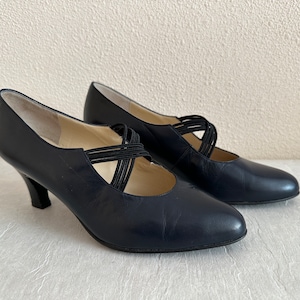 Sköna Marie Vintage Shoes Retro Women Leather Shoes Costume Shoes Retro High Heels Victorian Shoes Size 5