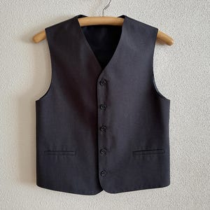Herenvest grijs vest grijs herenvest donkergrijs herenvest Edwardiaans Victoriaanse Renaissance Steampunk Barok