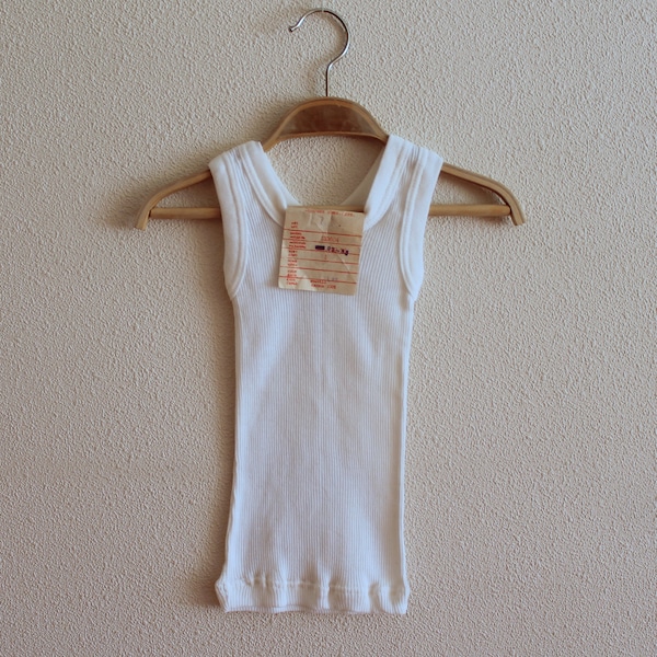 NOS Vintage Kids Underwear Sovjet Baby Undershirt Kindershirt Made in the USSR MARAT Ongebruikte Maika Children