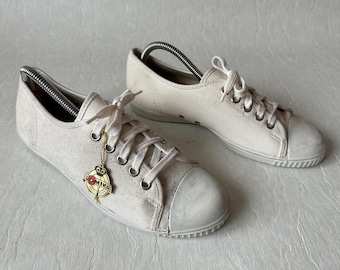 ヴィンテージ 1980 年代 NIKE WIMBLEDON ホワイト レザー スニーカー