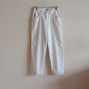 White ARMANI Pants Women Men Pants White Cotton Pants Summer Trousers White Pants Women&#39;s Pants High Waisted Trousers White Large Size