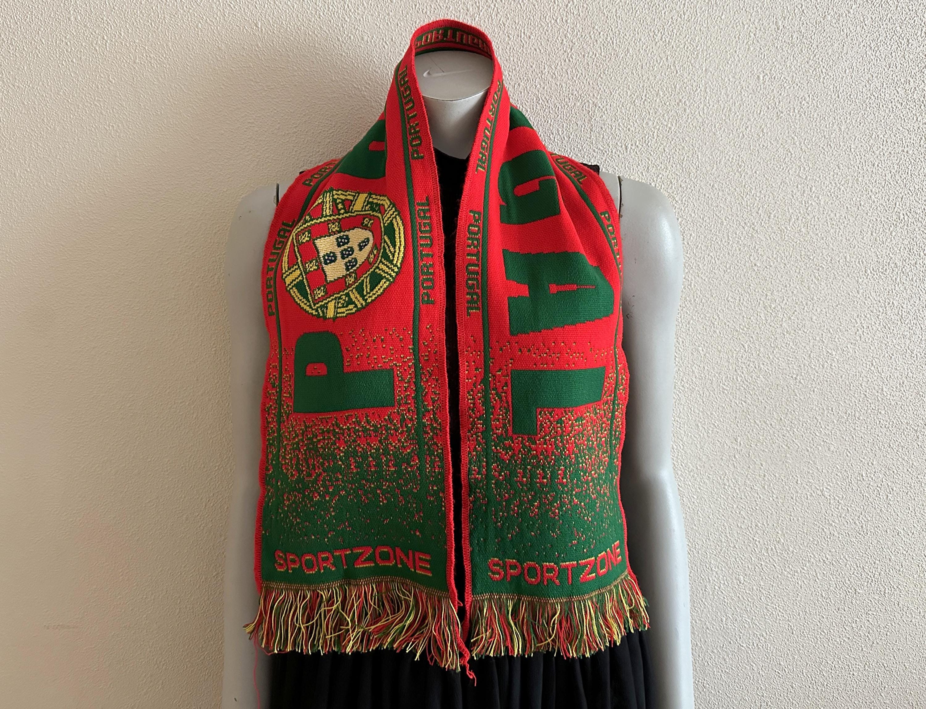 Écharpe De Foot Hongrie – Tricot Vert, Rouge, Blanc, 145 X 18 Cm