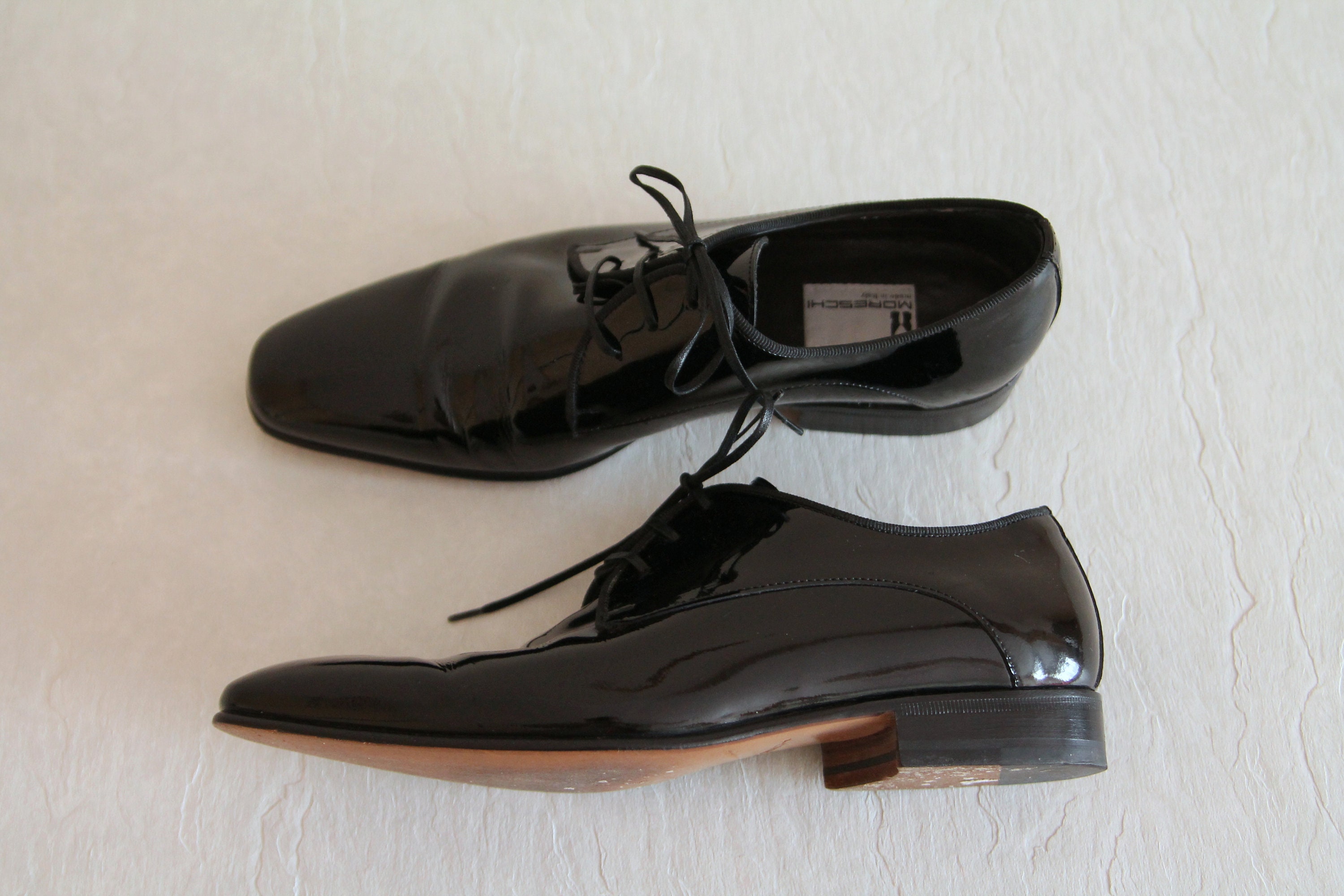 Beautiful Moreschi Leather Black Dress Shoes - Size 10.5 Moreschi Brushed leather Oxford shoes - Black - Men|041367162 main image 3