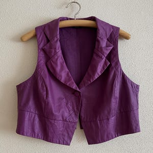 Women's Vest Purple Vest Purple Women Waistcoat Fitted Steampunk Edwardian Renaissance Baroque Victorian