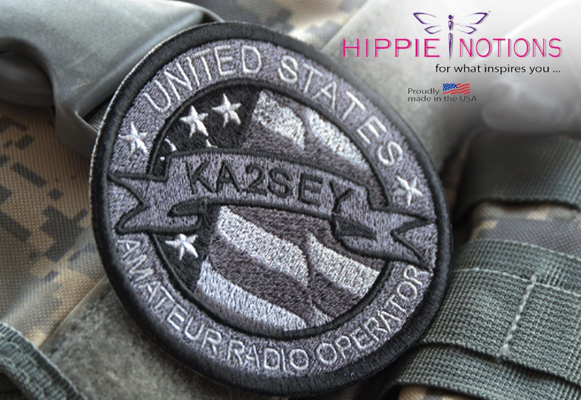 Operador de radio aficionado personalizado gris parche Etsy España