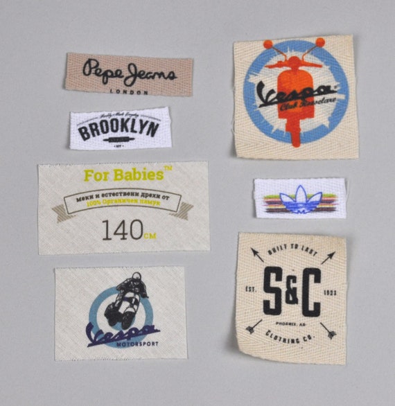 Personalized fabric clothing labels