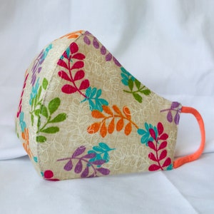 USA Made Masks,Floral Mask,Cotton Mask,Everyday Mask,Washable Face Mask,Personal Use Mask,Comfortable