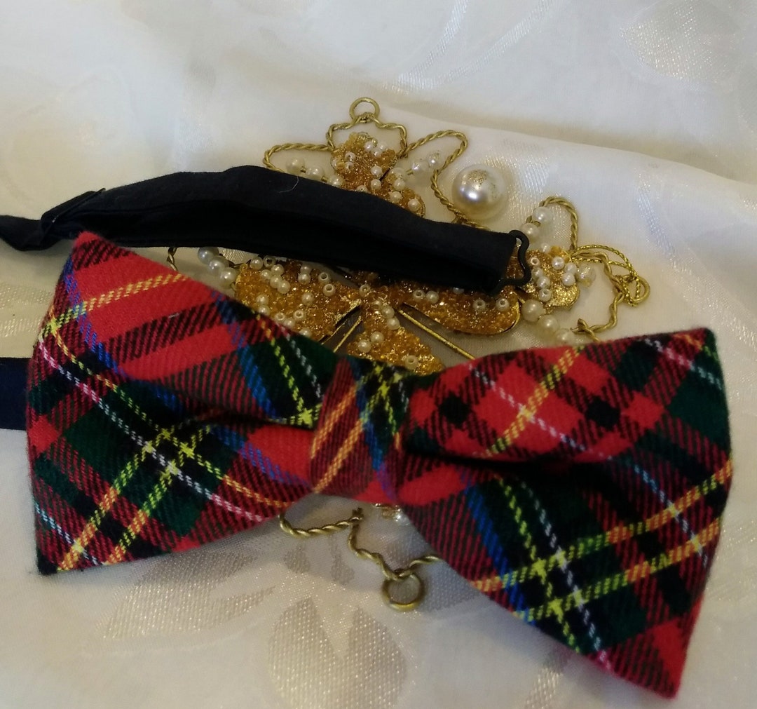 Hamilton Red Tartan Bow Tie main image 1