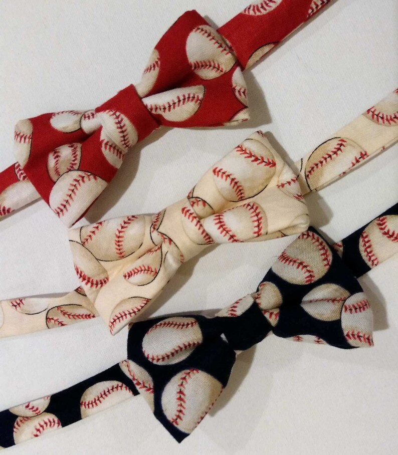 Boys Baseball Spring Sports Sport Ties Baseball Bowties Etsy