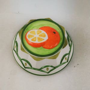 Vintage Ceramic Fruit Design Mold Wall Hanging by Sigma Tastesetter